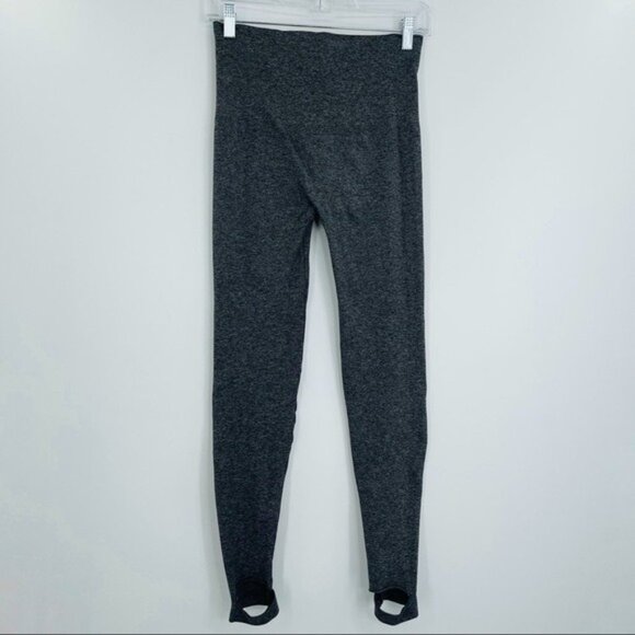 Assets Spanx High Rise Stirrup Leggings Womens L Gray Shapewear Slimming - Picture 2 of 7